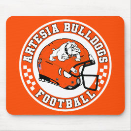 Artesia Bulldogs Helmet Roundel Mouse Pad Muismat