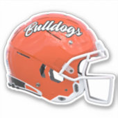 Artesia Bulldogs Helmet Sticker (Voorkant)