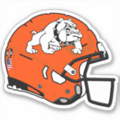 Artesia Bulldogs Helmsticker Sticker (Voorkant)