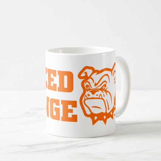 Artesia Bulldogs "I Bleed Oranje" Mok (Voorkant rechts)