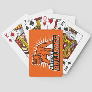 Artesia Bulldogs Logo Speelkaarten