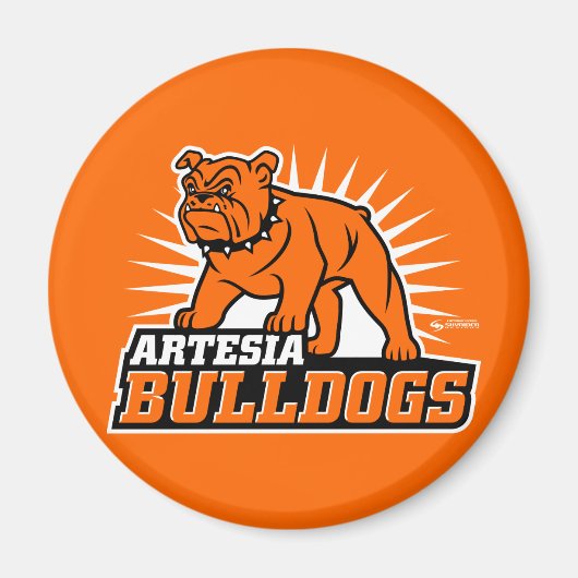 Artesia Bulldogs Magnet (Voorkant)