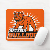 Artesia Bulldogs Mousepad Muismat (Met muis)