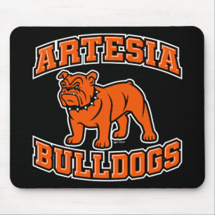 Artesia Bulldogs "Oranje hond" Muismat