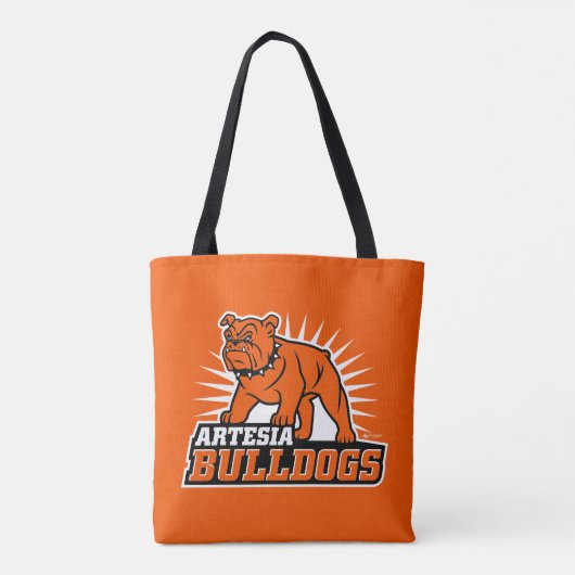 Artesia Bulldogs Primair Logo Tas (Achterkant)