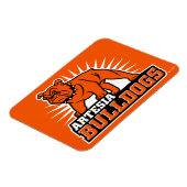 Artesia Bulldogs Primaire Logo Flexible Magnet Magneet (Linkerzijde)