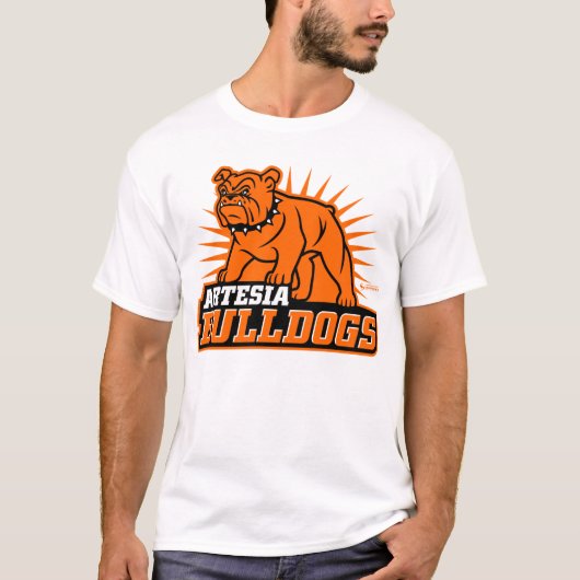 Artesia Bulldogs Primaire Logo T-Shirt (Voorkant)