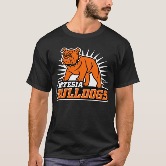 Artesia Bulldogs Primaire Logo T-Shirt (Voorkant)