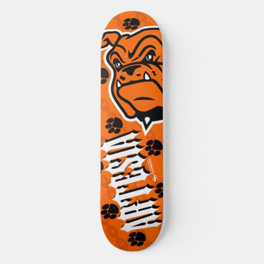 Artesia Bulldogs Skateboard (Voorkant)