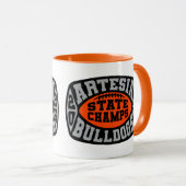 Artesia Bulldogs "Staatskampioenen" Mok (Voorkant rechts)