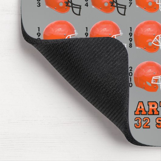 Artesia Bulldogs State Champs Helmet Mousepad Muismat (Hoek)