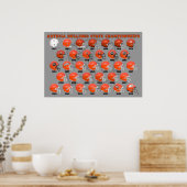 Artesia Bulldogs State Champs Helmet Poster (Keuken)