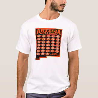 Artesia Bulldogs State Champs Voetbal T-Shirt