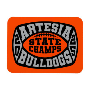 Artesia Bulldogs "State Kampioenen" Magneet