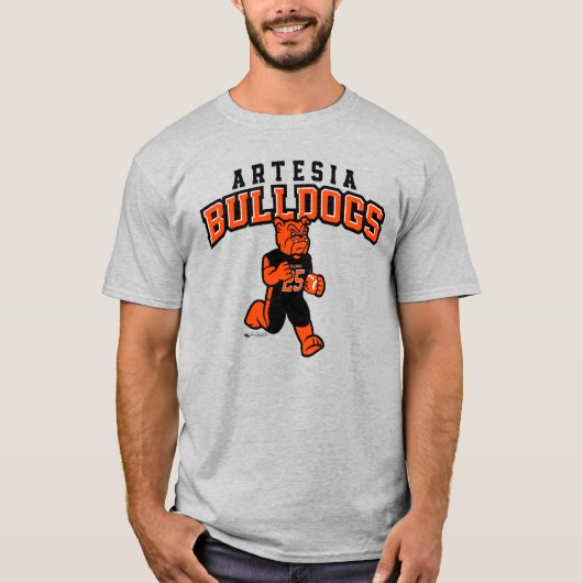 Artesia Bulldogs Touchdown T-shirt (Voorkant)