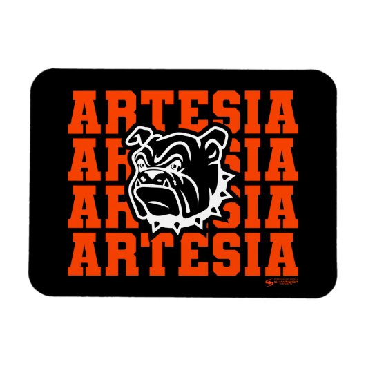 Artesia Bulldogs traditie Magneet (Horizontaal)