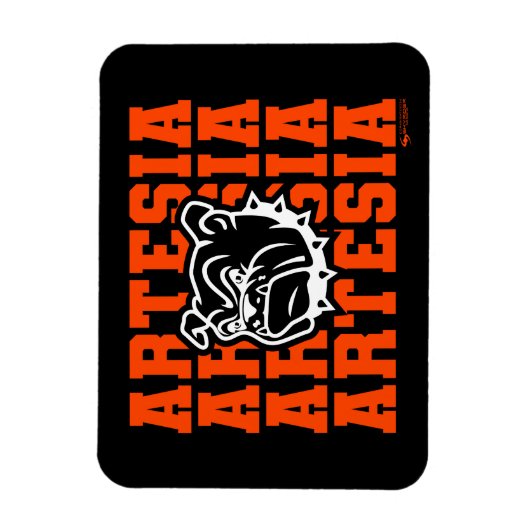 Artesia Bulldogs traditie Magneet (Verticaal)