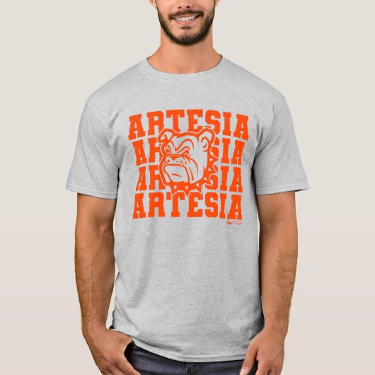 Artesia Bulldogs Traditie T-shirt (Voorkant)