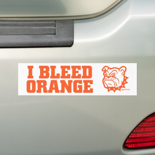 Artesia "I Bleed Oranje" Bumpersticker (Op auto)