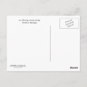 Artesiaanse lente briefkaart (Achterkant)