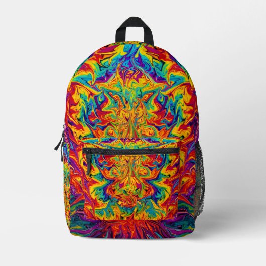 ARTFLOWS KLEUREN BEDRUKTE RUGZAK (Voorkant)