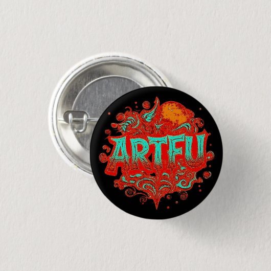 ARTFU RONDE BUTTON 3,2 CM (Voorkant /achterkant)