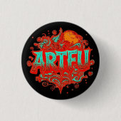 ARTFU RONDE BUTTON 3,2 CM (Voorkant)