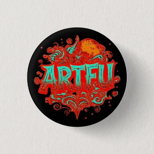 ARTFU RONDE BUTTON 3,2 CM (Voorkant)