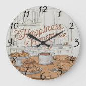 Artful Arrangement: Bord van Delicious Delights Grote Klok (Voorkant)