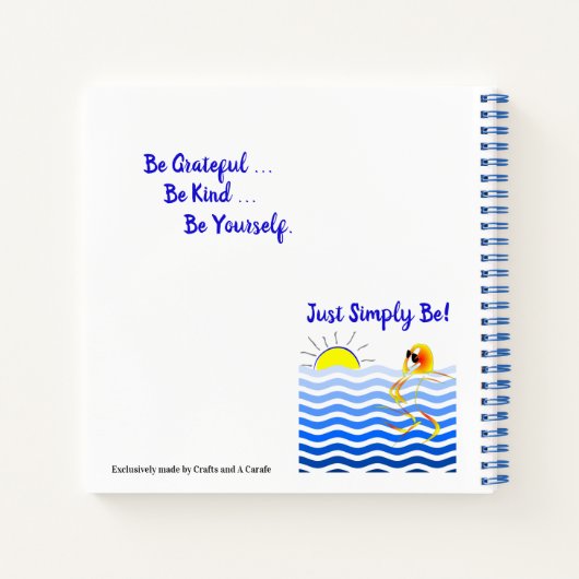 Artful Beach Journal Notitieboek (Achterkant)