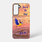 Artful Bird Seabird Beach Samsung Galaxy Hoesje (Achterkant)