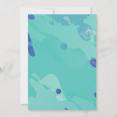 Artful Birthday Invitation Kaart (Achterkant)