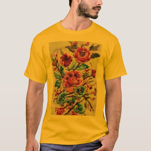 "Artful borduurontwerp" T-shirt (Voorkant)