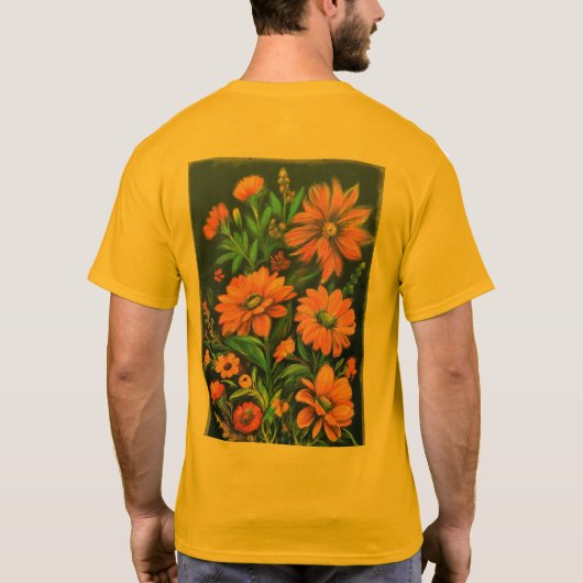 "Artful borduurontwerp" T-shirt (Achterkant)