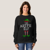 Artful Elf Family Matching Christmas Group   PJ Trui (Voorkant volledig)