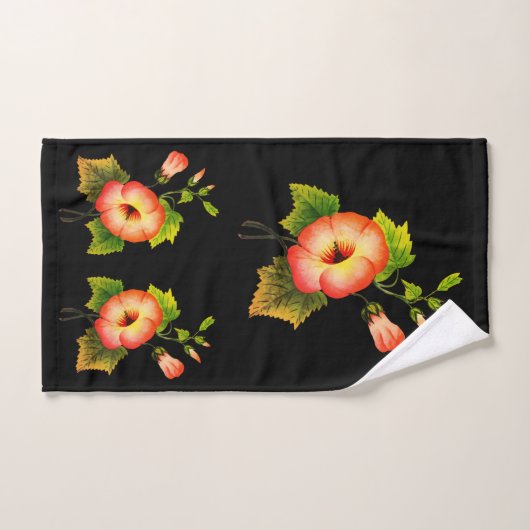 Artful Flowers Bad Handdoek (Handdoek)