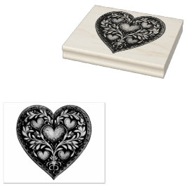 Artful Hearts: Gouache Valentijn Hearts Rubberstempel