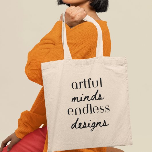 Artful Minds Eindeloze Design Cool Artist Gift Tote Bag