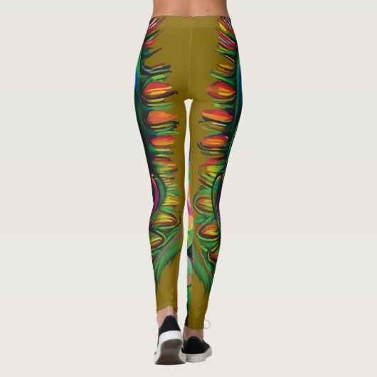 Artful Motion-leggings Leggings (Achterkant)