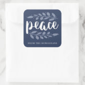 Artful Peace gepersonaliseerde vakantie Stickers | (Tas)