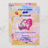 Artful - Pisces Birthday (19 februari - 20 maart) Kaart (Voorkant / Achterkant)