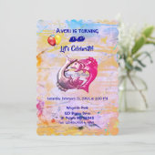 Artful - Pisces Birthday (19 februari - 20 maart) Kaart (Staand voorkant)