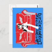 Artgerechte Doggenhaltung Briefkaart (Voorkant / Achterkant)