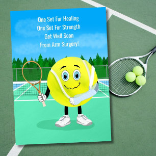 Arthandschirurgie Beterschap Kaart Cute Tennisbal 