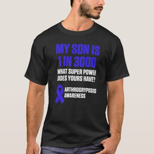 Arthrogryposis Awareness Son Warrior Survivor 4 T-shirt (Voorkant)
