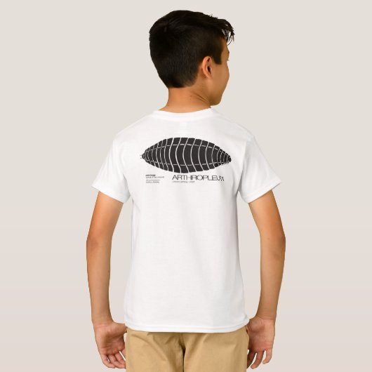 Arthropleura T-shirt (Achterkant volledig)