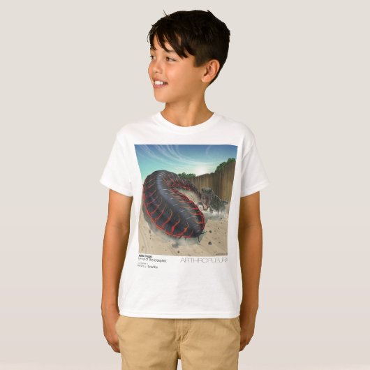 Arthropleura T-shirt (Voorkant volledig)