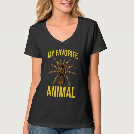 Arthropod Spider Lover Arachnid Tarantula Animal S T-shirt (Voorkant)