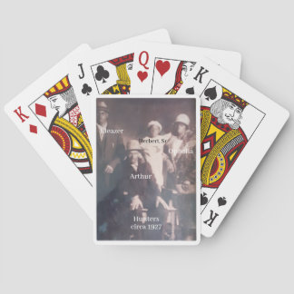 Arthur and Ophelia Hunter, Herbert and Eleazer Pokerkaarten