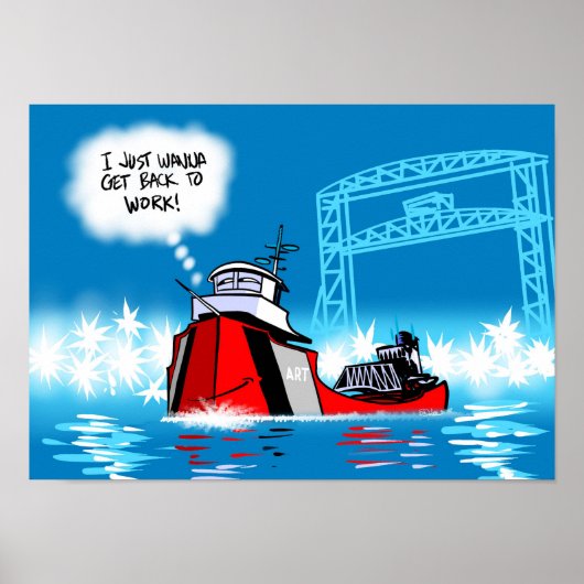 Arthur Anderson weer aan het werk Poster (Voorkant)